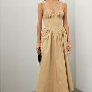Ronny Kobo Collection Strappy Tan Dress